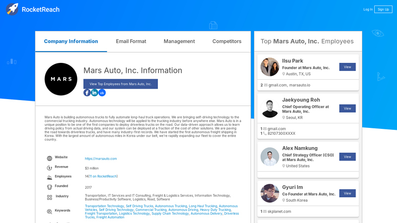 Mars Auto, Inc. Information mars auto parts