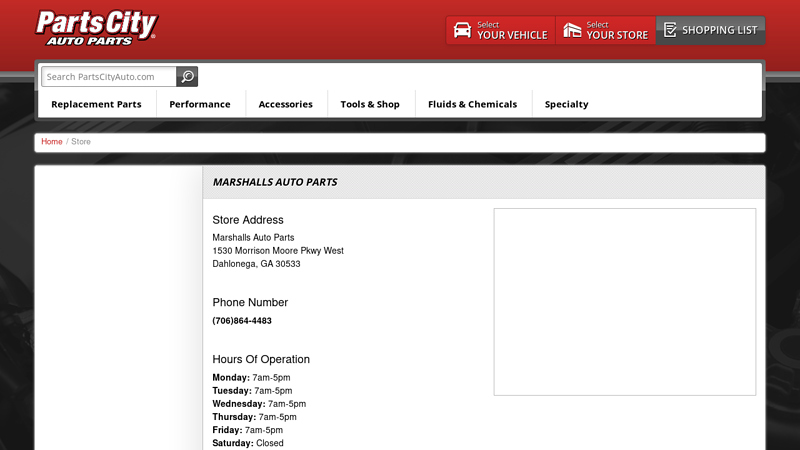 Marshalls marshalls auto parts