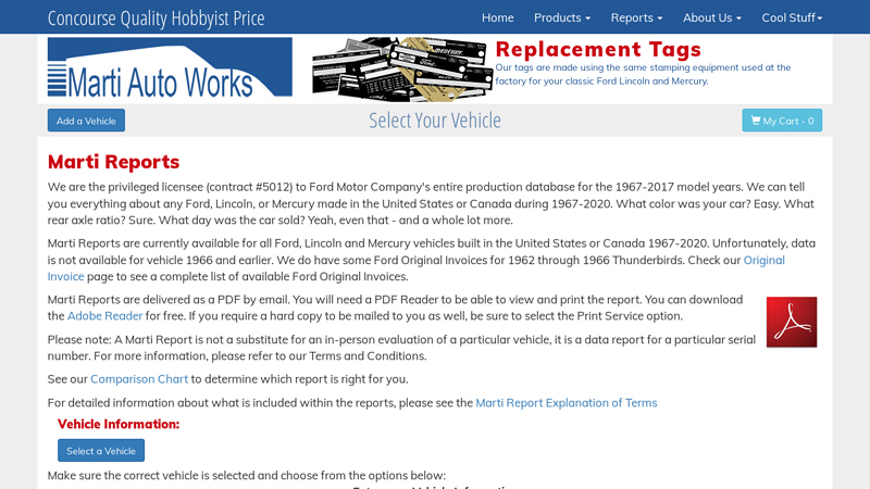 Marti Report 1967 1972 free truck parts