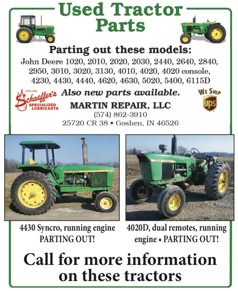 Martin Tractor Parts guide