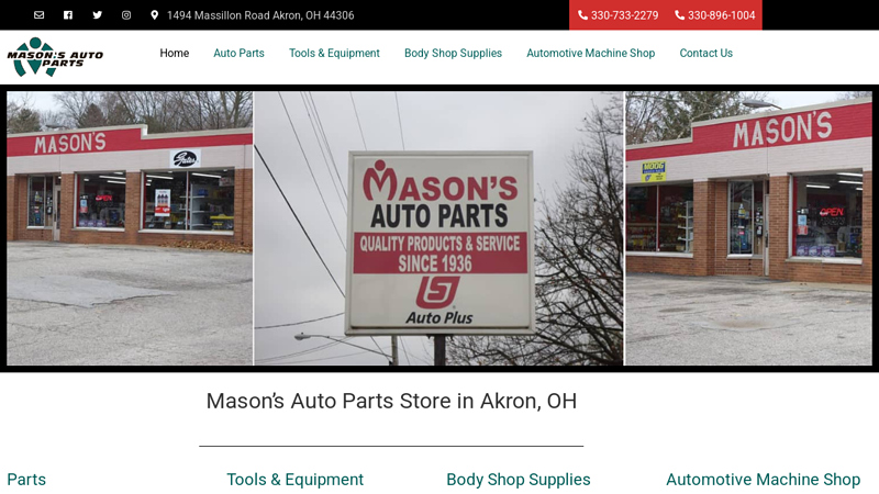 Mason's Auto Parts mason auto parts