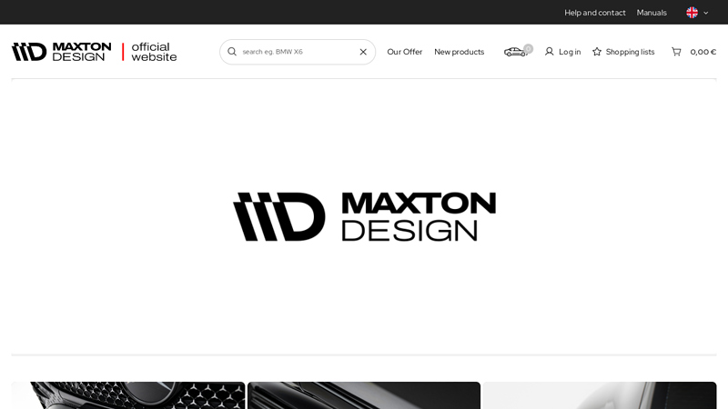Maxton Design car wing parts