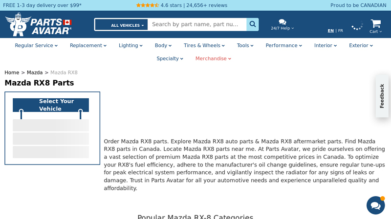 Mazda RX8 Parts mazda rx8 car parts