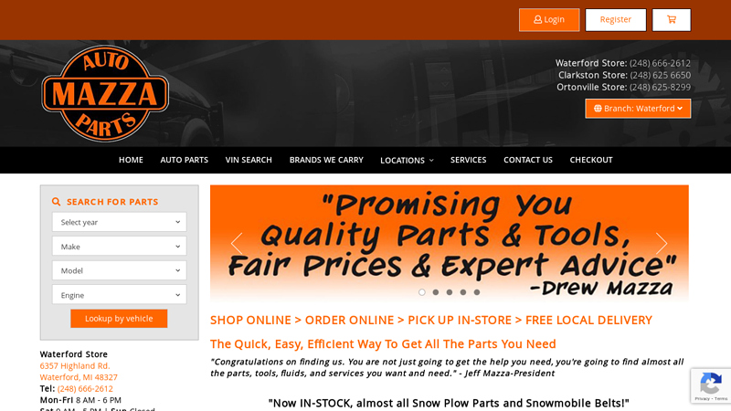 Mazza Auto Parts mazza auto parts waterford