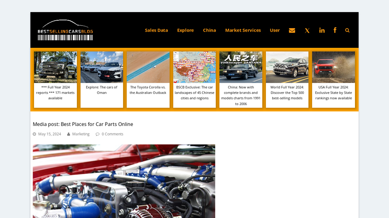 Media post Auto Parts car parts online shopping