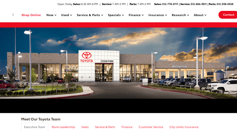 Meet Our Team round rock toyota service and parts