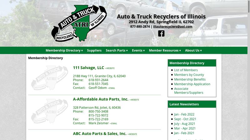 Membership Directory west side auto parts inc