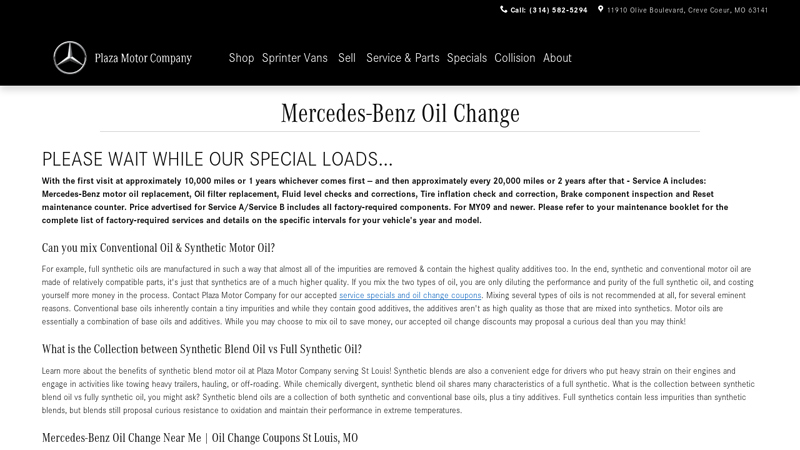 Mercedes plaza auto parts