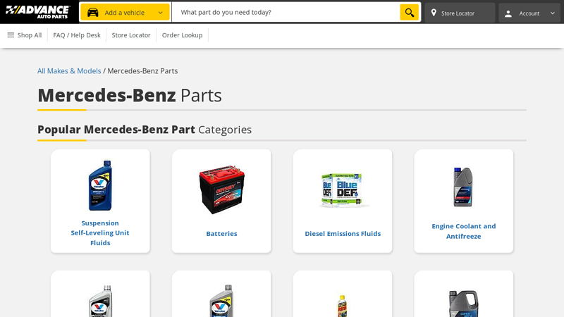 Mercedes-Benz Parts Catalog mercedes benz car parts near me