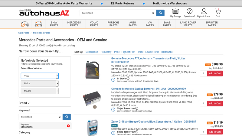 Mercedes Parts mercedes benz car parts near me