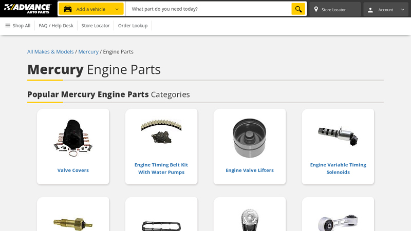 Mercury Engine Parts mercury outboard motor parts near me