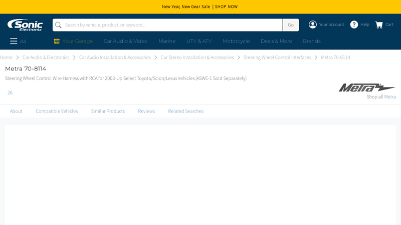 Metra 70 2010 toyota sequoia part no. 2010xb