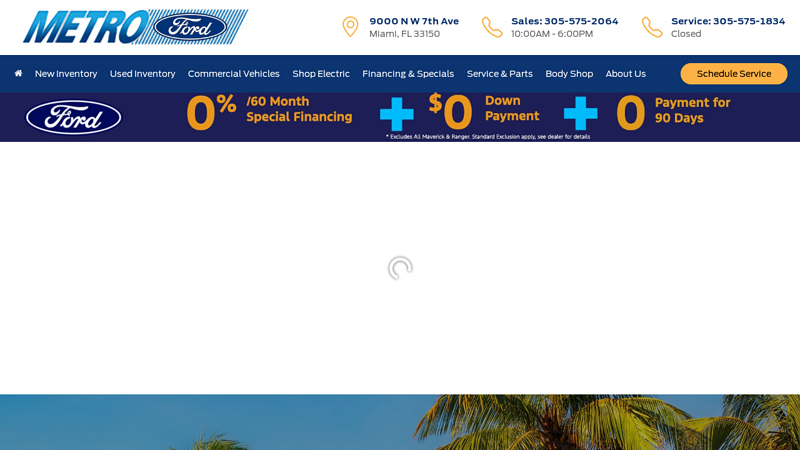 Metro Ford Inc. ford parts miami