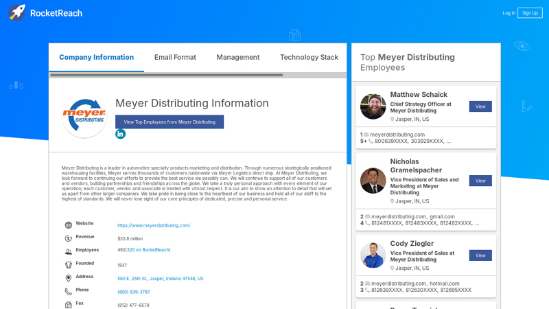 Meyer Distributing Information meyers auto parts