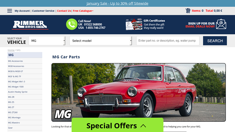 MG Car Spare Parts and Accessories mg auto parts
