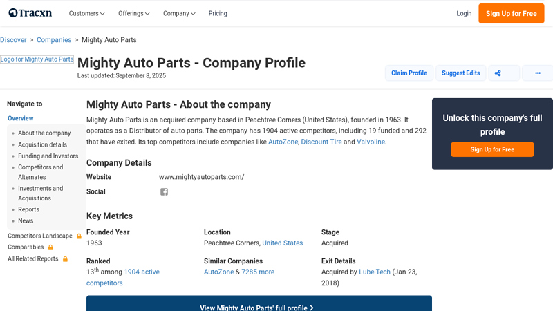 Mighty Auto Parts mighty auto parts