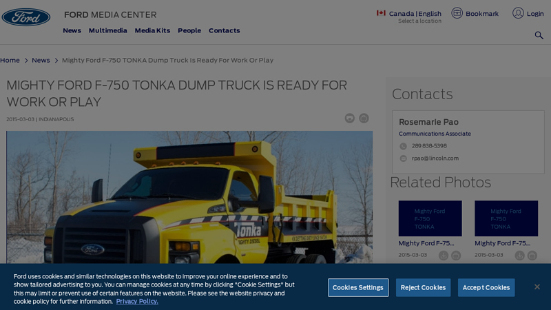 Mighty Ford F tonka truck parts