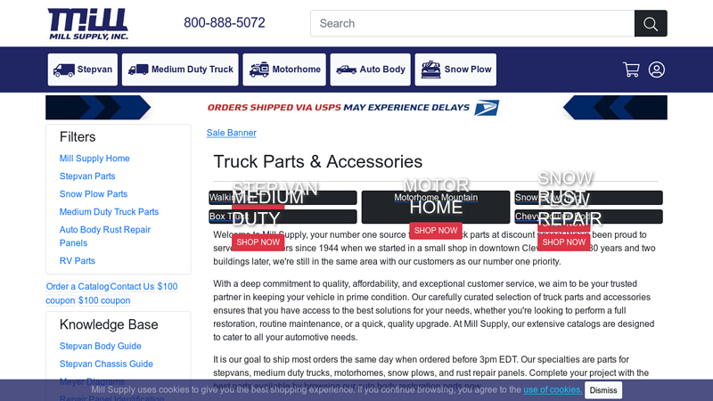 Mill Supply, Inc. mills auto parts