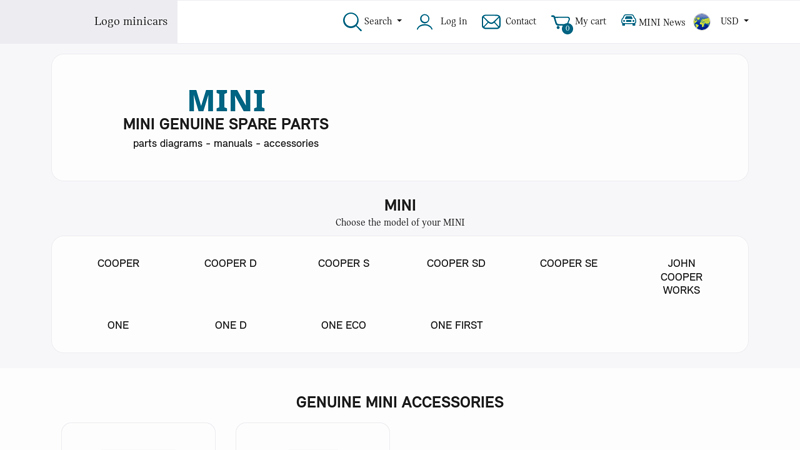 Mini genuine parts and accessories mini auto parts