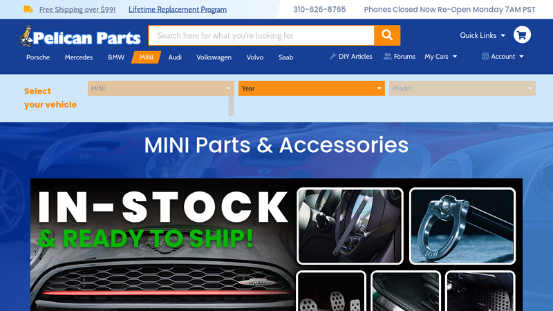 MINI Parts and Accessories mini auto parts