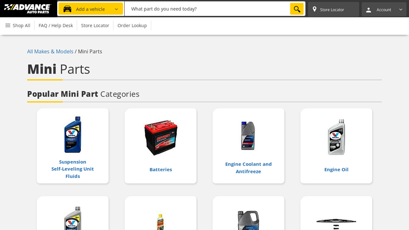 Mini Parts Catalog mini car parts near me