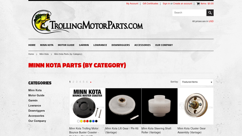 Minn Kota Parts (by Category) minnkota trolling motor parts