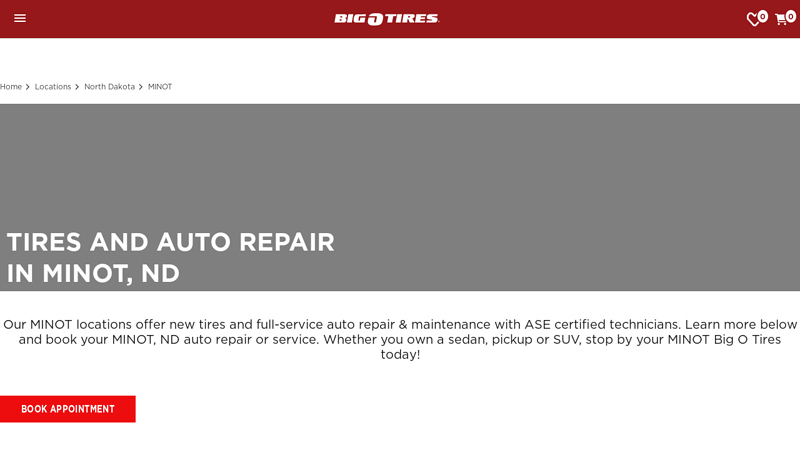 MINOT, ND Auto Service & Tires auto parts minot nd