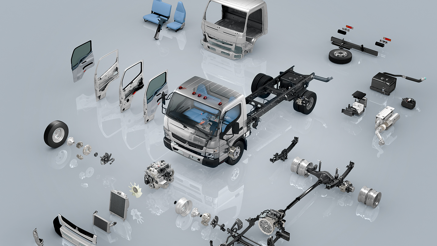 Mitsubishi Truck Parts guide