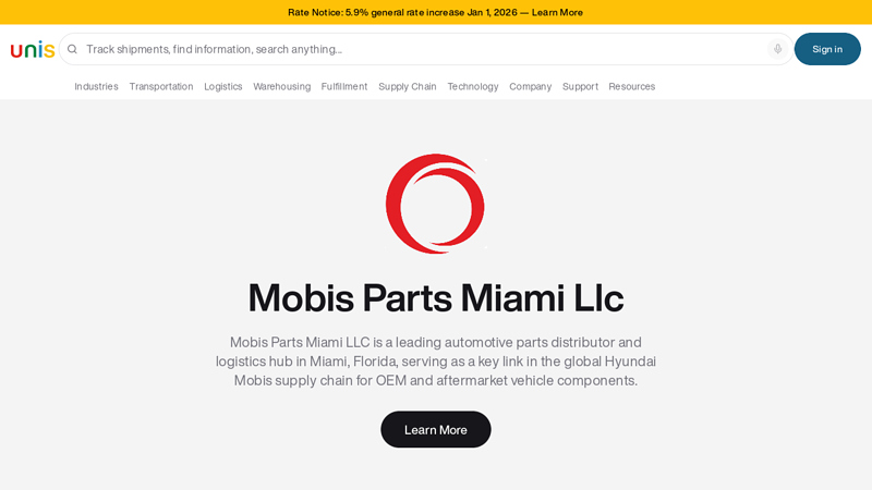 Mobis Parts Miami LLC auto parts miami