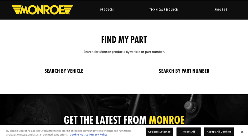 Monroe Auto Parts Shock & Strut Catalog monroe car parts