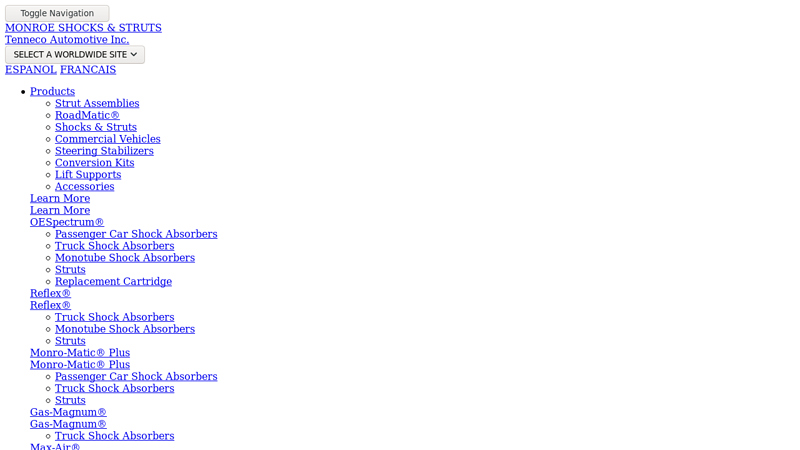 Monroe® History monroe car parts