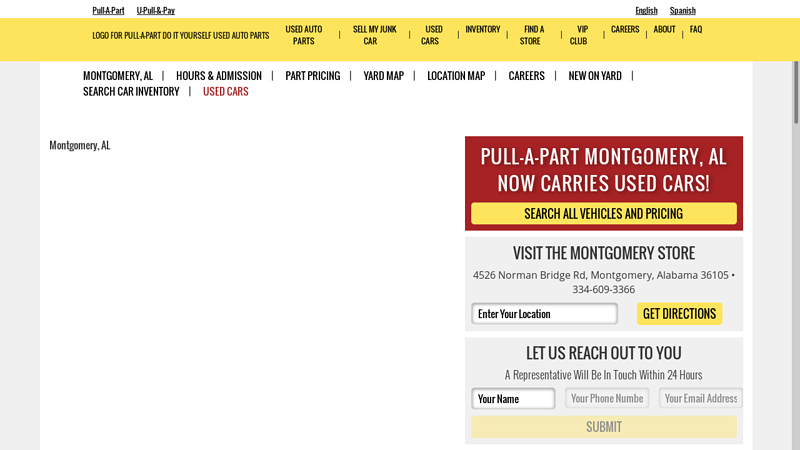 Montgomery, AL pull a part montgomery used cars