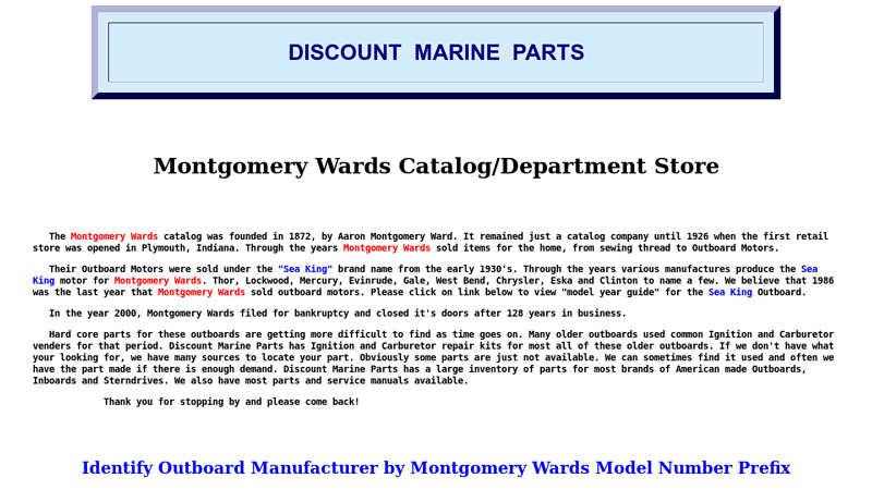 montgomery wards outboard motor parts old outboard motor parts
