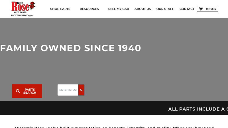 Morris Rose Auto Parts used ford parts near me