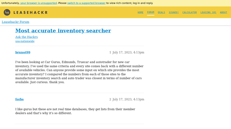 Most accurate inventory searcher pick a part car inventory