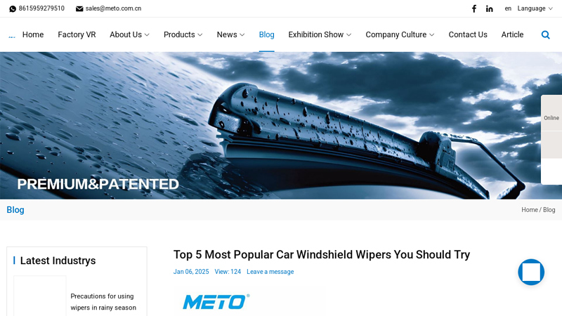 Most Popular Car Windshield Wipers You Should Try car parts wiper blades