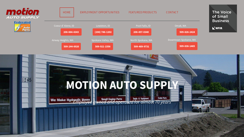 Motion Auto Supply auto parts post falls