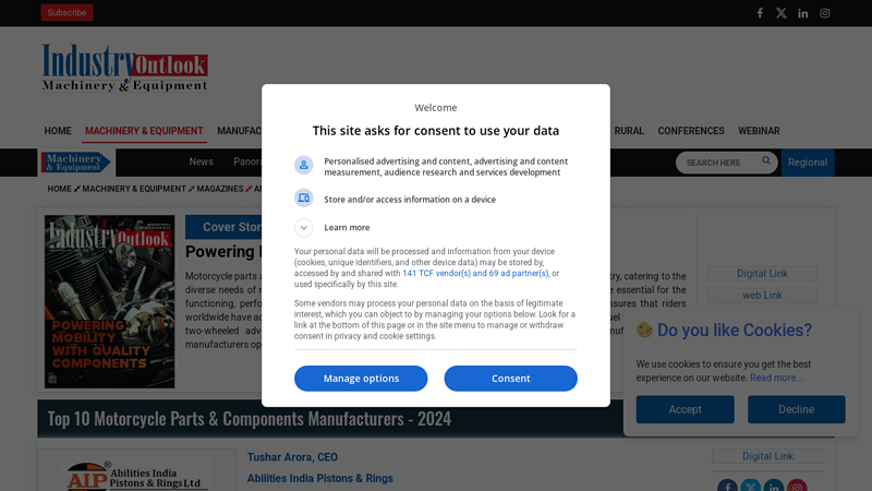 Motorcycle Parts & Components Manufacturers motor cycle parts