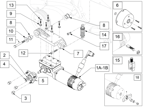 Motorized Wheelchair Parts guide