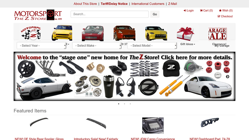 Motorsport Auto red wing auto parts