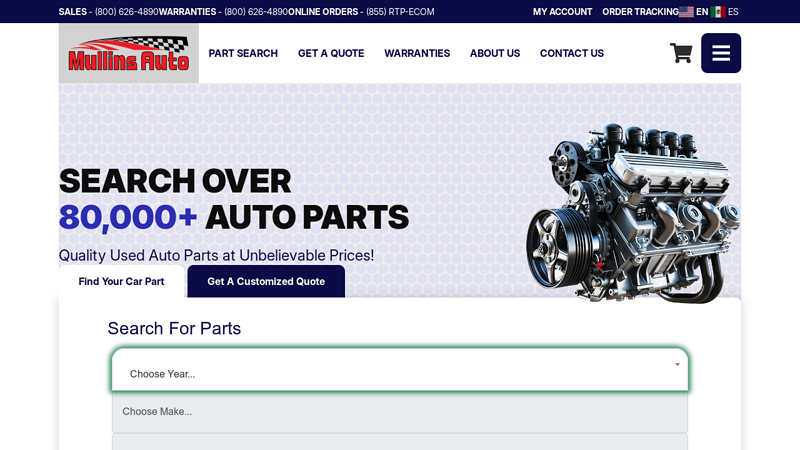 Mullins Auto Parts used car parts roanoke va