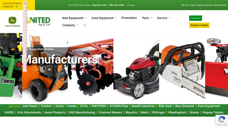 Multiple locations across the US - United Ag & Turf jd lawn tractor parts