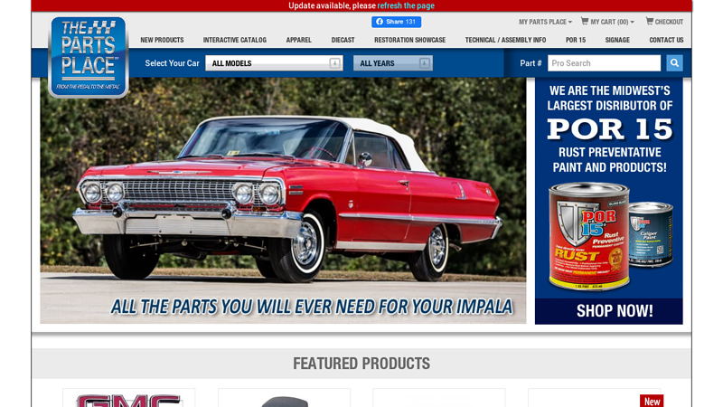 Muscle Car Parts general motors parts store