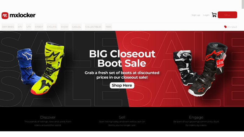 MX Locker used honda bike parts