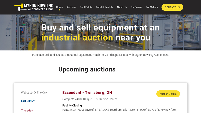 Myron Bowling Auctioneers advance auto parts robertsdale alabama