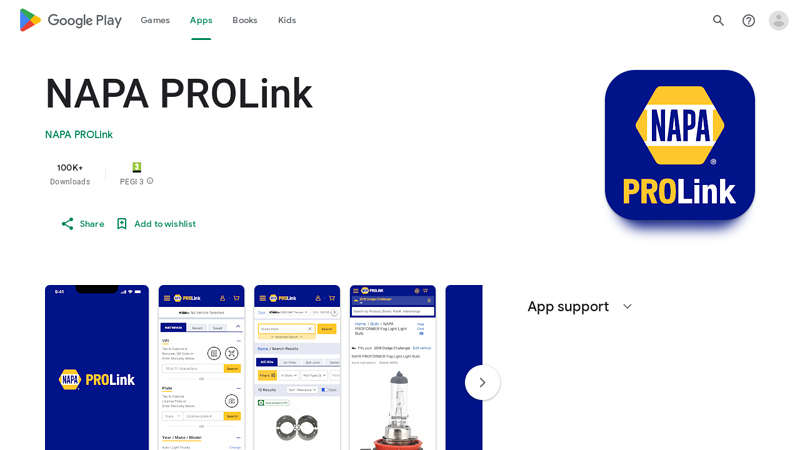 NAPA PROLink napa auto parts app for android