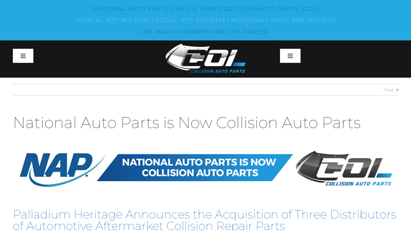 National Auto Parts is Now Collision Auto Parts national auto parts albuquerque car parts