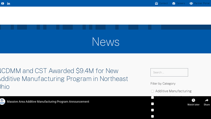 NCDMM and CST Awarded $9.4M for New Additive Manufacturing ... advance auto parts blairsville pennsylvania