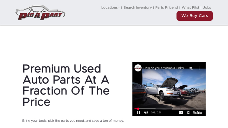 Nevada Pic second hand car parts online