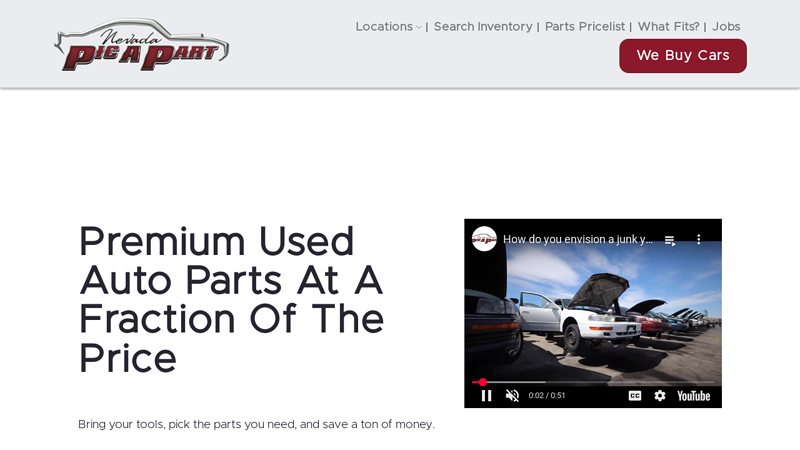 Nevada Pic car parts las vegas